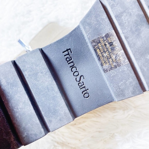 Franco Sarto Meridian Suede Brown Platform Boots SZ9 - Picture 6 of 11